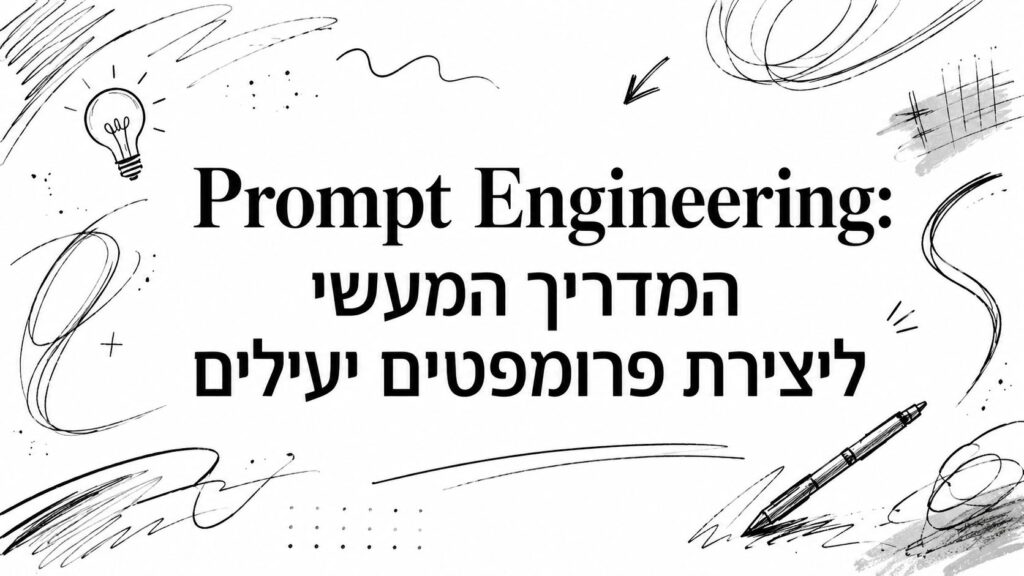 Prompt Engineering: המדריך המעשי ליצירת פרומפטים יעילים