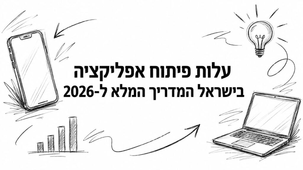 עלות פיתוח אפליקציה בישראל המדריך המלא ל-2026