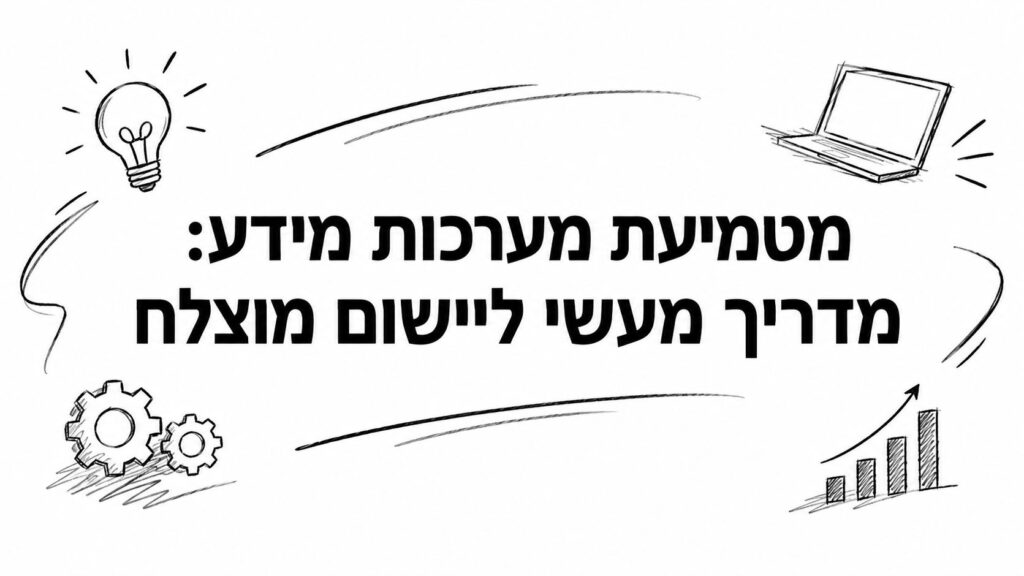 מטמיעת מערכות מידע: מדריך מעשי ליישום מוצלח