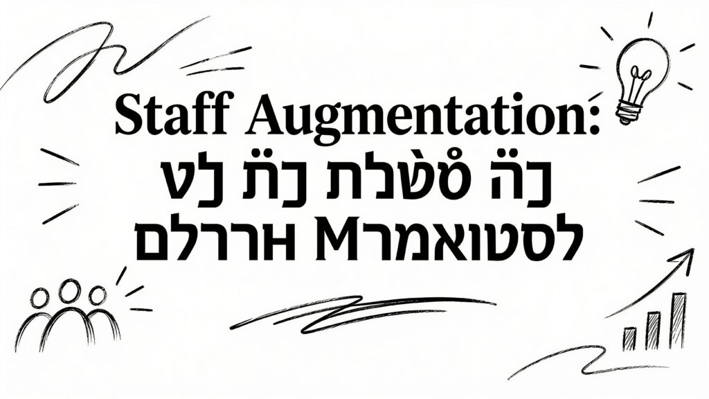 Staff Augmentation: מה זה ומתי הוא משתלם לסטארטאפ