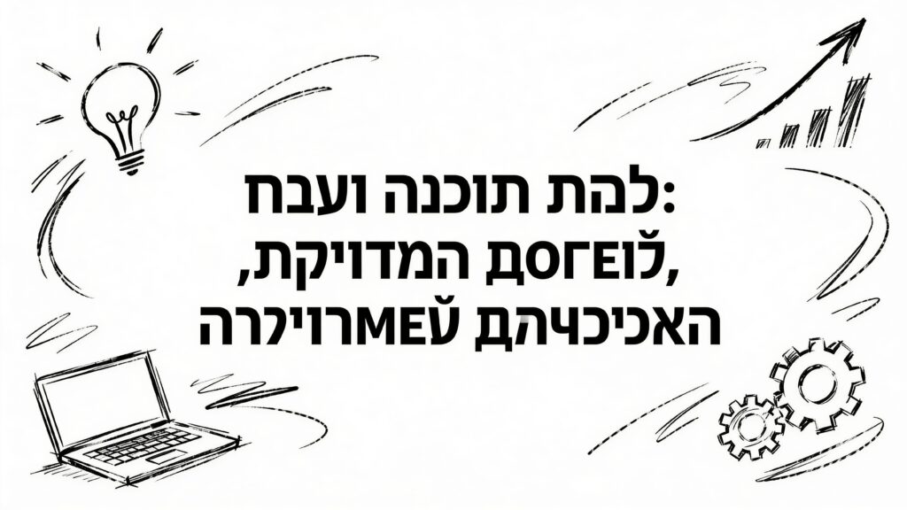 פתרונות תוכנה לעסקים: הבחירה המדויקת, הארכיטקטורה וההטמעה