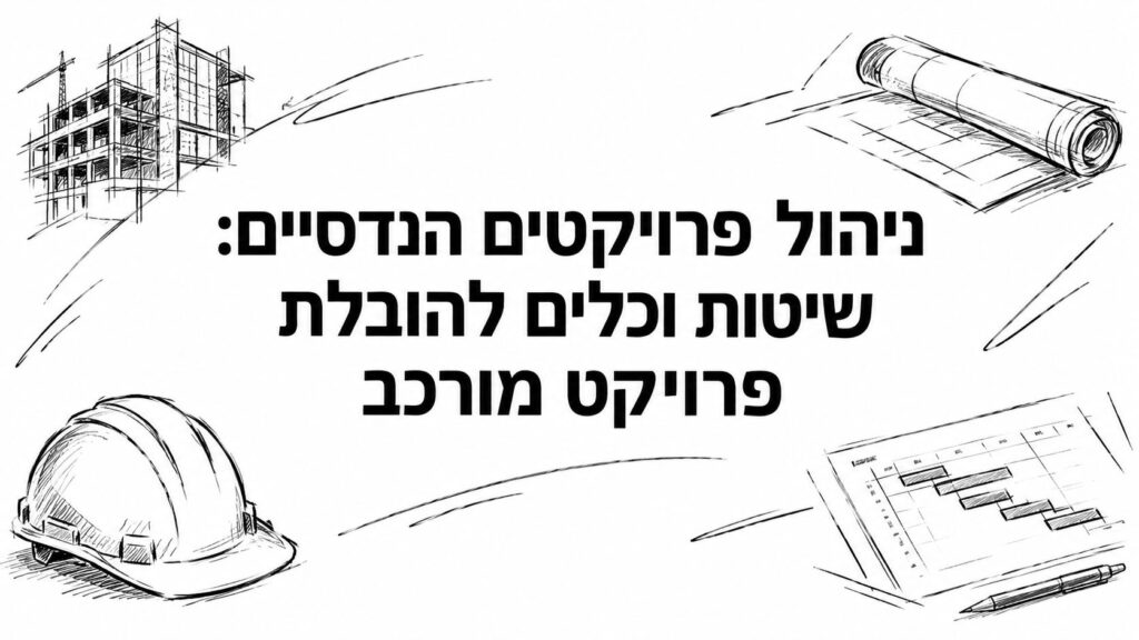 ניהול פרויקטים הנדסיים: שיטות וכלים להובלת פרויקט מורכב