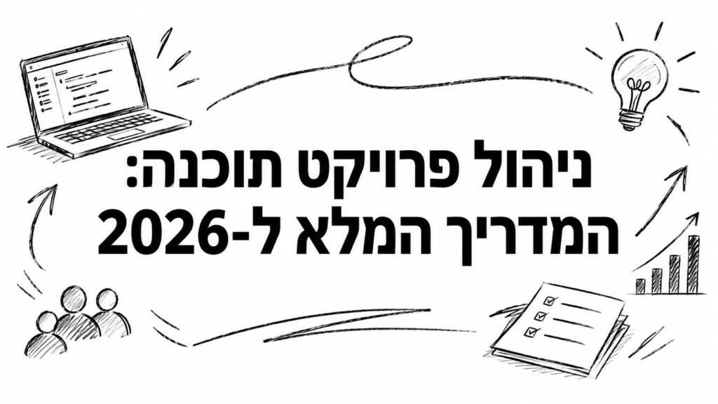 ניהול פרויקט תוכנה: המדריך המלא ל-2026